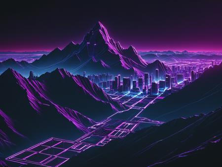 Neon Cyberpunk Cyberspace FLUX, SDXL, Pony & SD1.5
