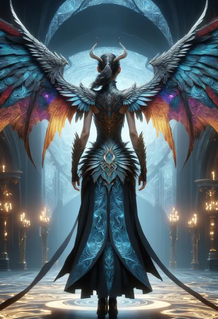 DonM - Dragons and Wings and Back view [Flux,SDXL]