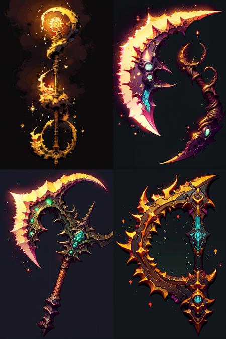 Game Weapon Equipment Design