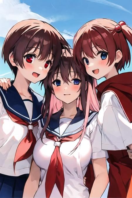 Saki anime characters