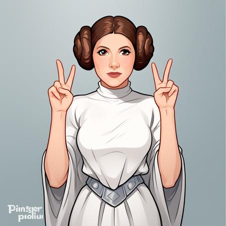 Princess Leia [ Star Wars ] by Leaf
