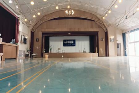 体育館 Japanese school gymnasium SD15