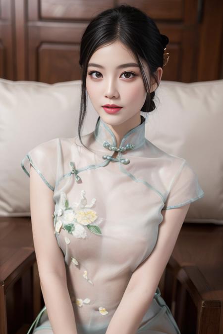 A simple sexy qipao 一件简单的情趣旗袍