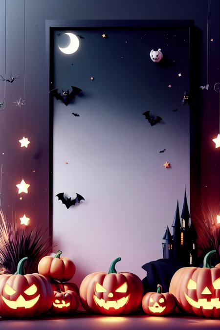 Halloween Pumpkin King and His Friends