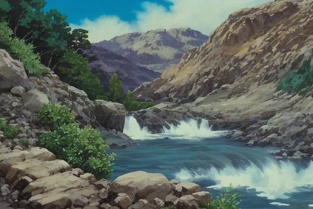 Princess Mononoke - Scenery / Background Style ( Ghibli )