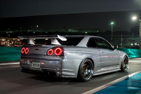 NISSAN Skyline GT-R R34 car LORA