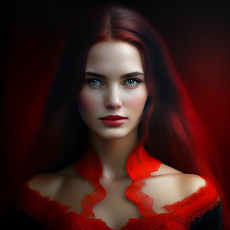 Dark Red Vampire