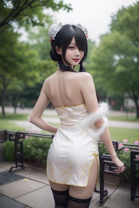 时崎狂三 旗袍 tokisaki kurumi chinese clothes