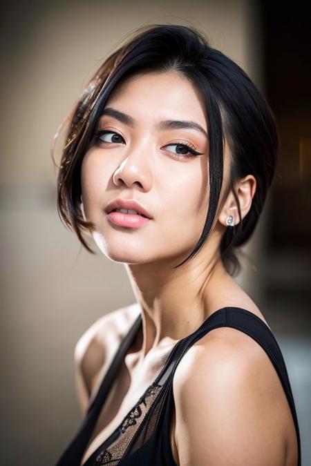A Woman Resembling Indonesian Instagram Influencer - Rachel Florencia
