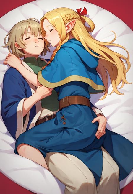 (PonyXL) Falin x Marcille (Dungeon Meshi) | 迷宫饭 法琳 x 玛露西尔 | ダンジョン飯 ファリン x マルシル