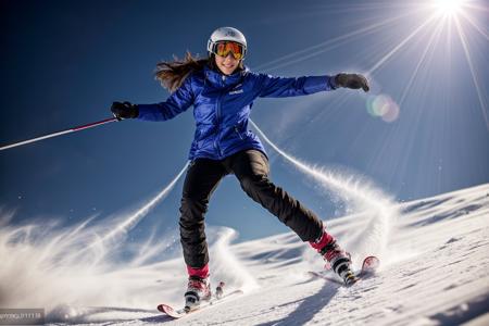 OpenPose,skiing