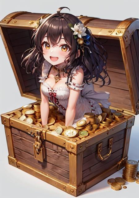 Treasure Chest Gift / Concept/ Pose/ by YeiyeiArt