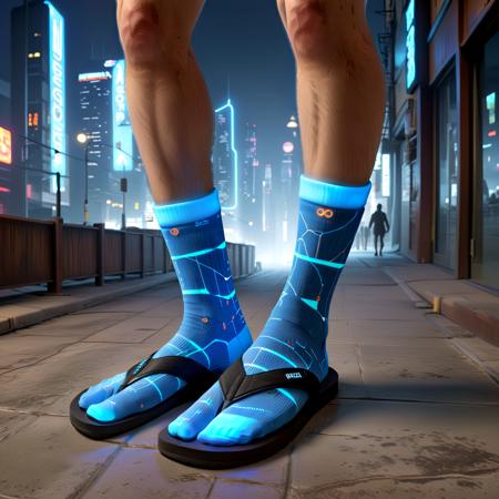 Flip Flops with Socks [SDXL]