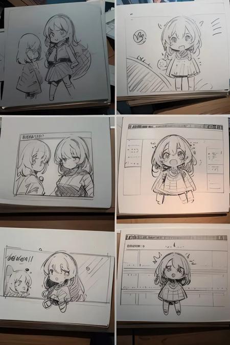 手绘风格hand-drawn art