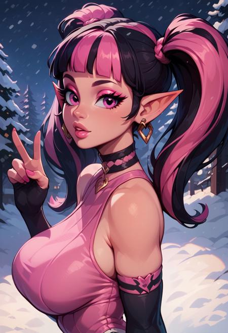 Draculaura v2: Fangtastic Fashion (Monster High) [Illustrious & Pony]