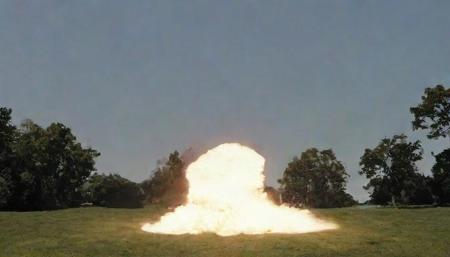 PyroTechnics explosions fire lasers flares in zero g and original g (Hotshot512 and SDXL1.0)