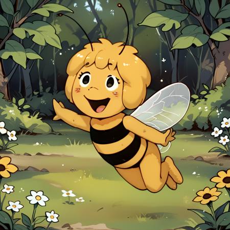 Maya マーヤ // Illustrious/Pony Character LoRA // Maya the Bee みつばちマーヤの冒険 (Mitsubachi Maaya no Bouken)