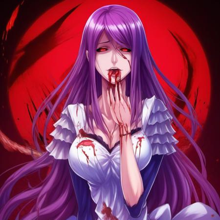 Rize Kamishiro - Tokyo Ghoul - Realistic & Anime