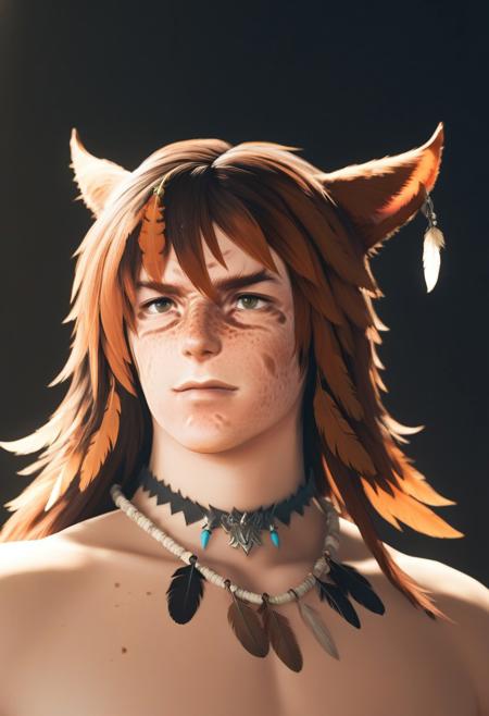 Face 2 Male Miqo'te - FFXIV LoRa