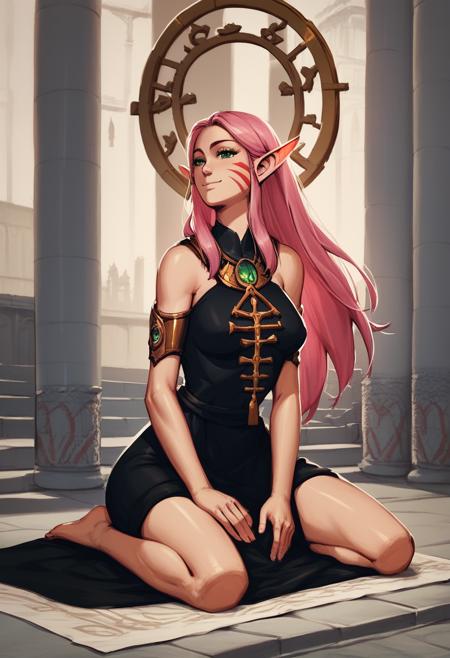 Farseer Macha / Eldar female / Eldar Armor (warhammer 40k) (fanart style)