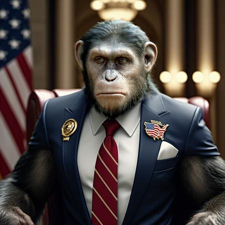 Caesar - Planet of the Apes franchise 2010s - SDXL版本v1.0 (ID: 223550)