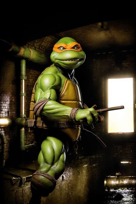 90s TMNT Michelangelo - Realistic