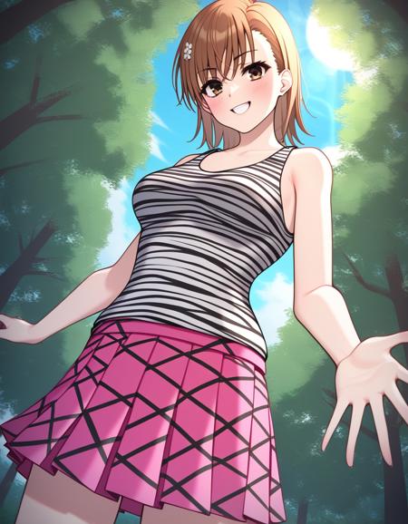 Hot Pink Skirt : 派手なピンクのスカート SDXL