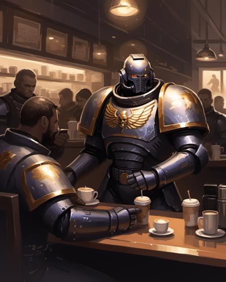 Space Marine v2 (Primaris Marines)- SDXL - Lora