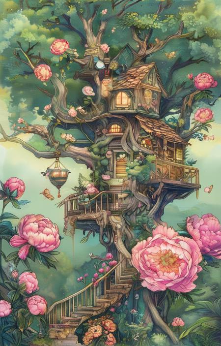 style of treehouse [SDXL] 433