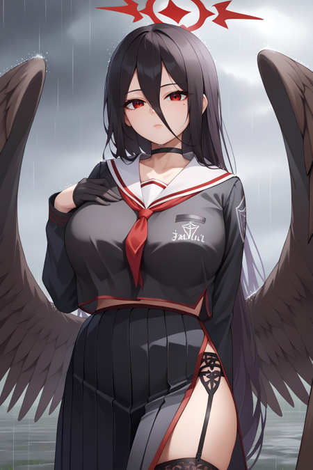 Hasumi Hanekawa 羽川ハスミ | Blue Archive | 2 Outfits [Pony XL]版本v1.0 (ID: 668930)
