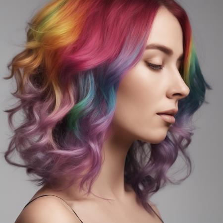 Rainbow highlights Hair版本v1.0 (ID: 132501)