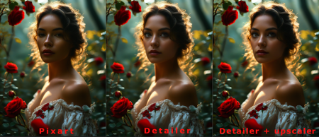 PixArt with face detailer and upscaler