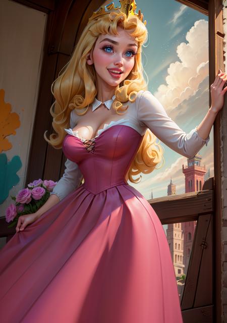 Aurora (Sleeping Beauty) Disney Princess - SD 1.5 | XL PONY -  by YeiyeiArt