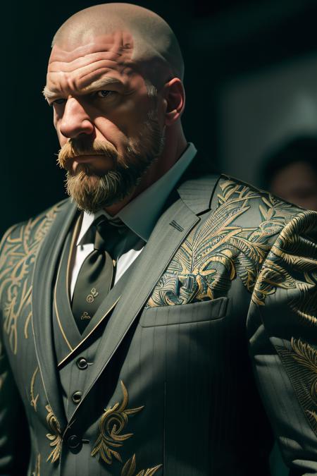 Triple H (shaved head) - Textual Inversion版本v1.0 (ID: 59261)