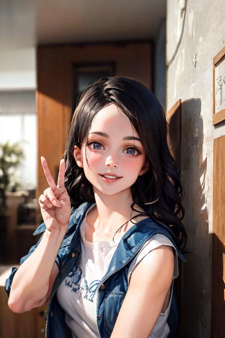 LoRA Peace Sign✌版本v0.1 (ID: 53175)