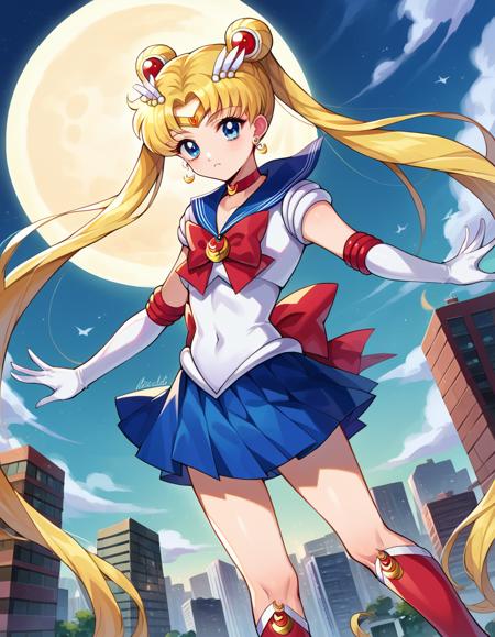 Usagi Tsukino (月野 うさぎ) / Sailor Moon (セーラームーン) - Sailor Moon (美少女戦士セーラームーン) - COMMISSION W/ DATASET版本booru (ID: 416712)