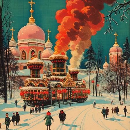 style of Boris Kustodiev [FLUX] 263