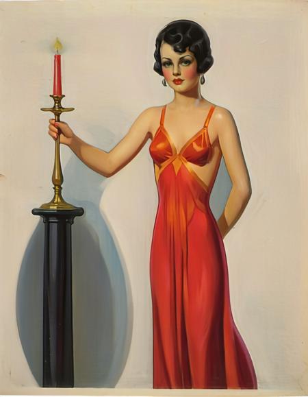 1930's Pin up - Enoch Bolles Style - SDXL 1.0