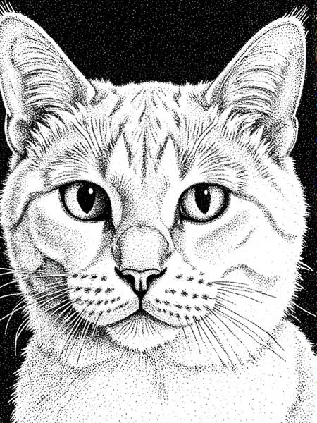 Pointillism Art style