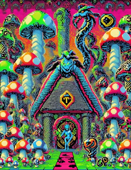 DonM - Shroom Kingdom 8bit [SD,SDXL,Pony]