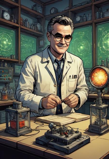Eldritch Comics (comic book style illustration)