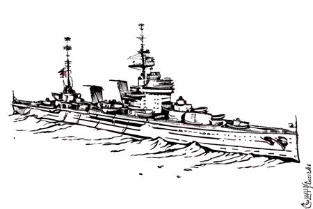 HMS Warspite Battleship