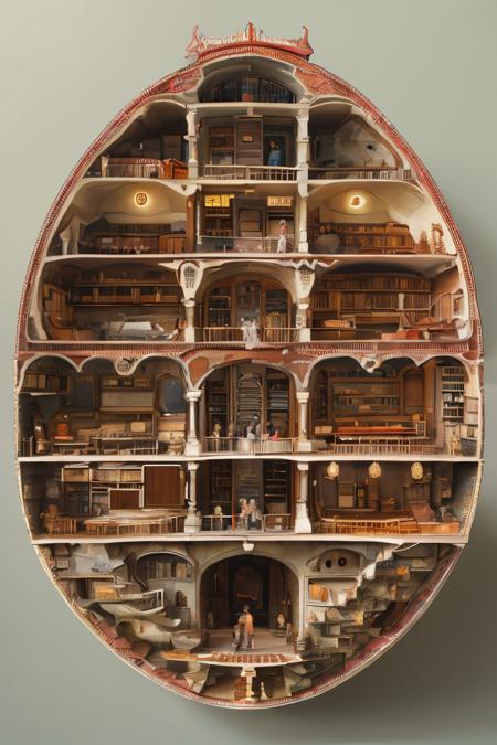 style of Cutaway view 242