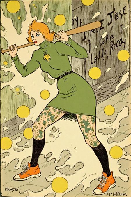 La Belle Époque Poster Style (Henri de Toulouse-Lautrec)