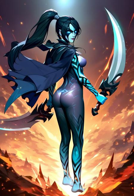 Mortred, The Phantom Assassin Arcana (DOTA 2) [PONY XL] by UOC
