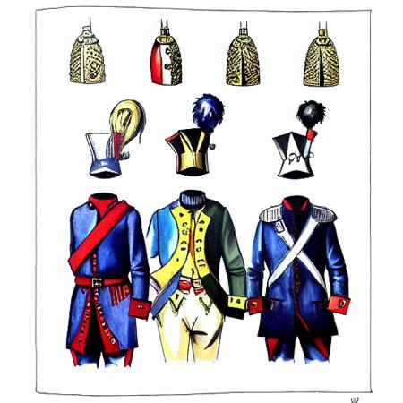 Historical European Uniforms LoRA