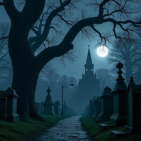 Haunted Streets of Highgate: A Gothic Cemetery Lora