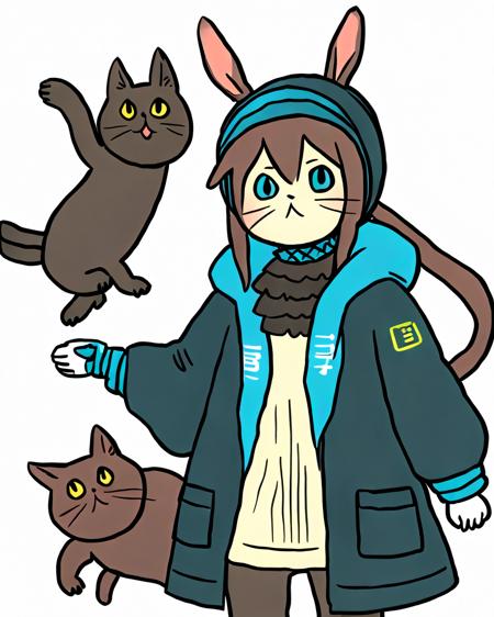 Shigotoneko(Genbaneko) Style - SDXL | 仕事猫（現場猫）
