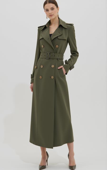 MAXI TRENCH COAT (avouavou) flux lora