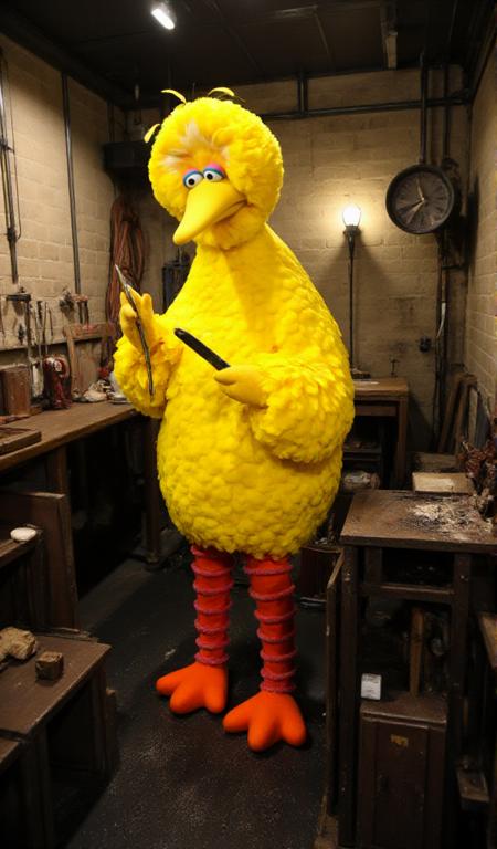 Big Bird - Sesame Street - Flux1.D & SDXL